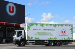 camion gaz naturel pour véhicule u