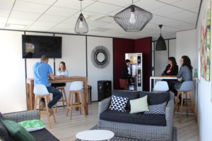 salle de pause entreprise convivialité