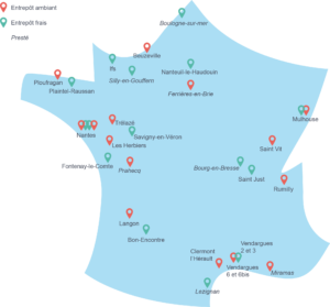 zone d'implantation entrepôts u logistique